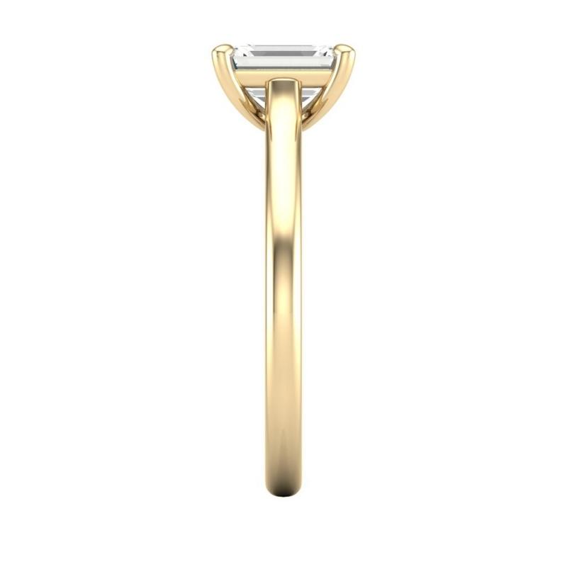 Flawless Emerald Cut Ring - Image 4