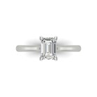 Flawless Emerald Cut Ring - Image 8