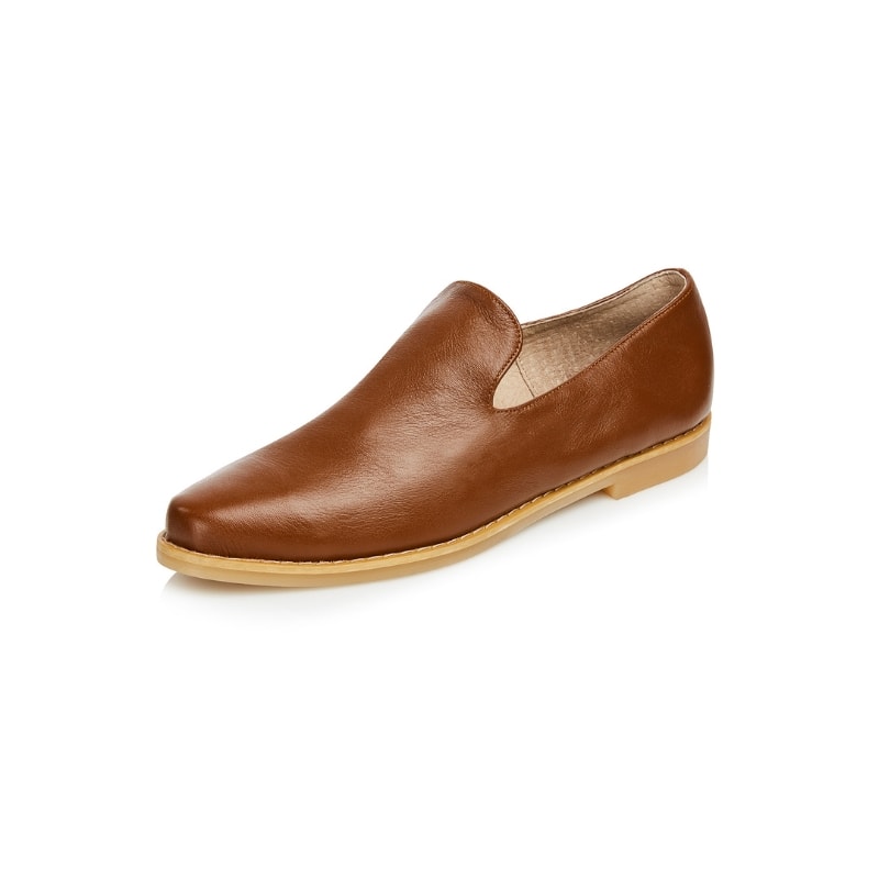 French Leather Loafers - Tan - Image 7