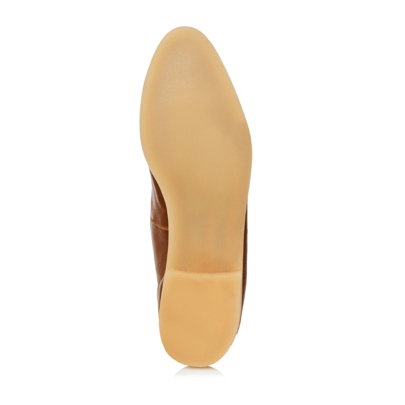 French Leather Loafers - Tan - Image 9