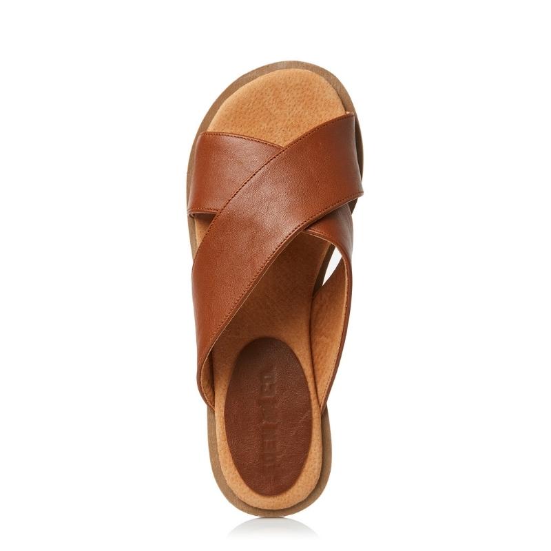 Ladies Criss-Cross Slides - Image 6