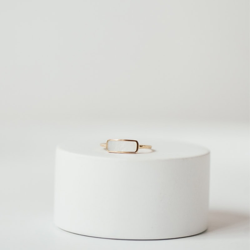 Mother-of-Pearl Arch Ring - Image 3