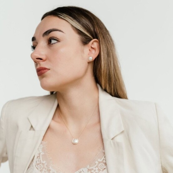 He Is Light Earrings and Necklace Set