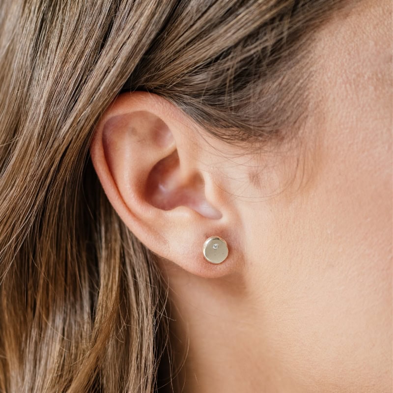 Rock Stud Earrings