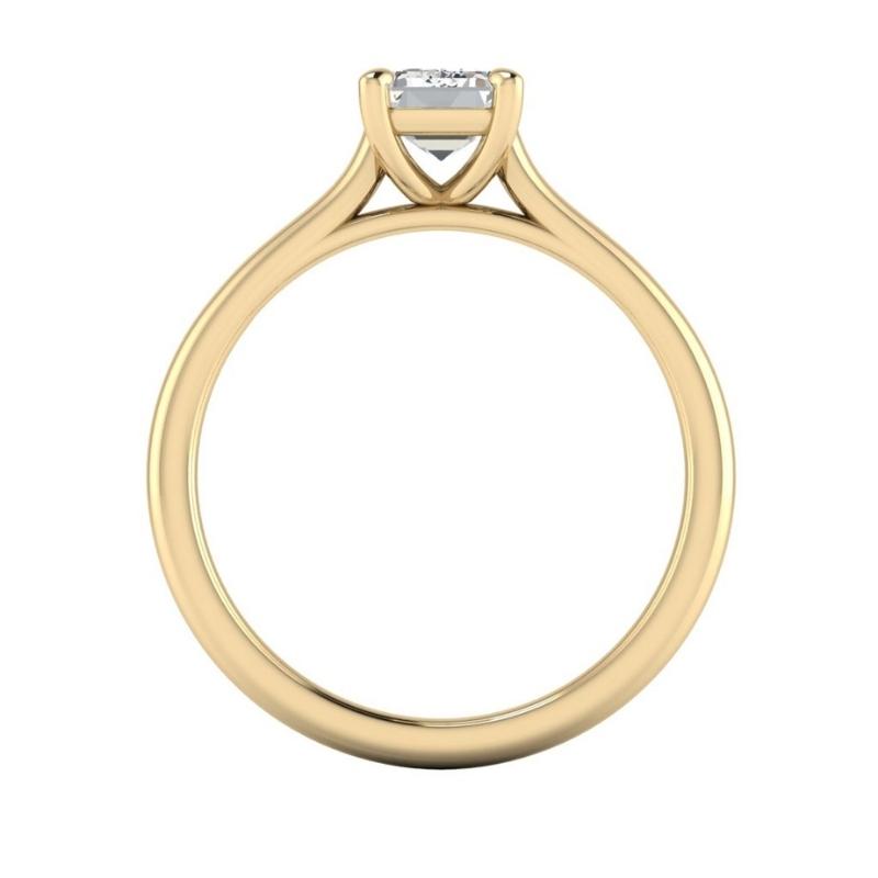 Flawless Emerald Cut Ring - Image 5