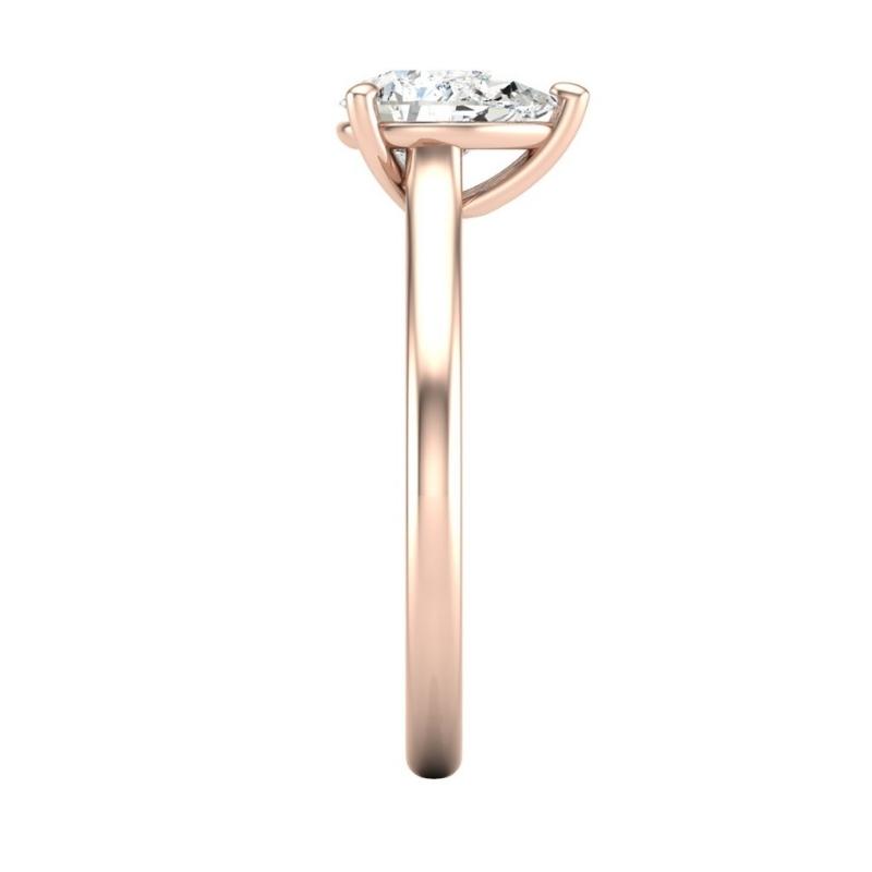 Pear Solitaire Engagement Ring - Image 14
