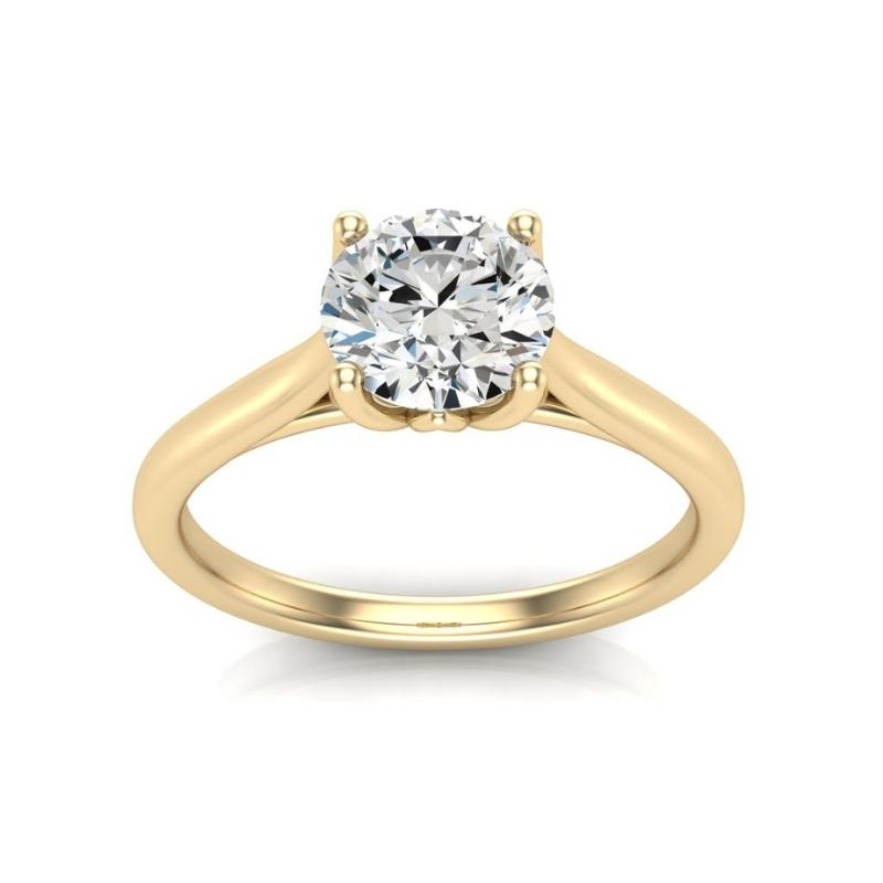 Bloom Love Solitaire Engagement Ring