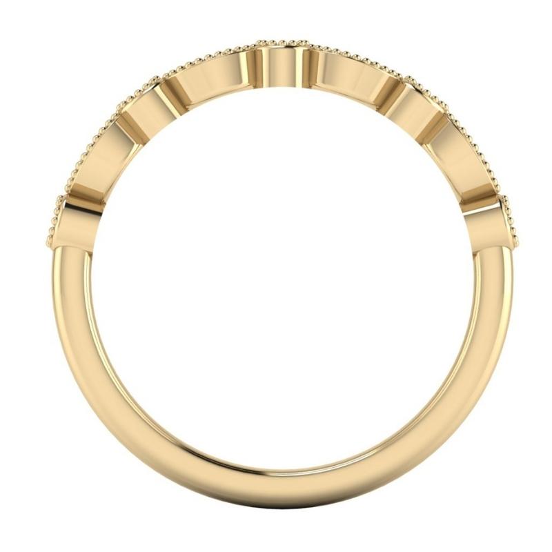 Vintage Half Eternity Band - Image 5