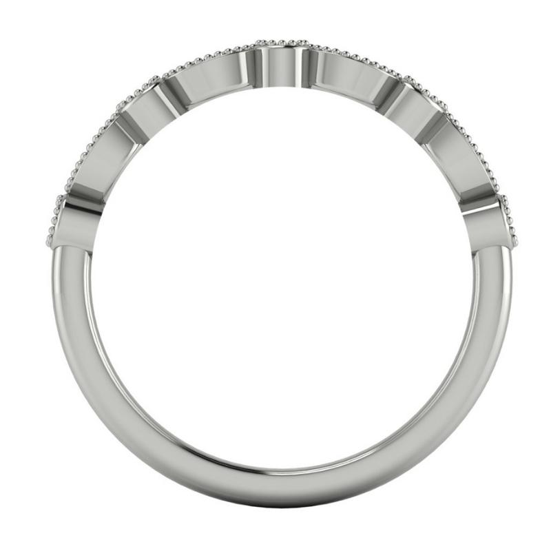 Vintage Half Eternity Band - Image 10