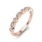 Vintage Half Eternity Band - Image 12