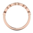 Vintage Half Eternity Band - Image 15