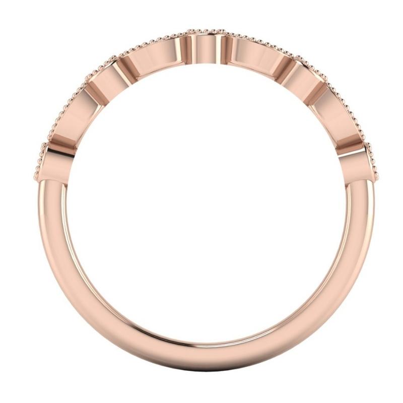 Vintage Half Eternity Band - Image 15