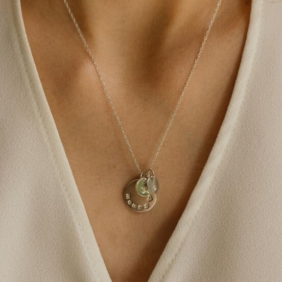 Personalised Family Necklace - Sterling Silver