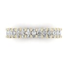 Oval Half Eternity Band - Image 3