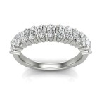 Oval Half Eternity Band - Image 5