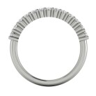 Oval Half Eternity Band - Image 8