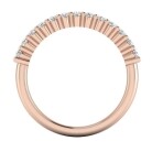 Oval Half Eternity Band - Image 13