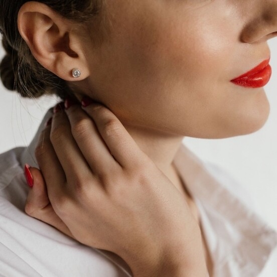 Timeless Bezel Studs