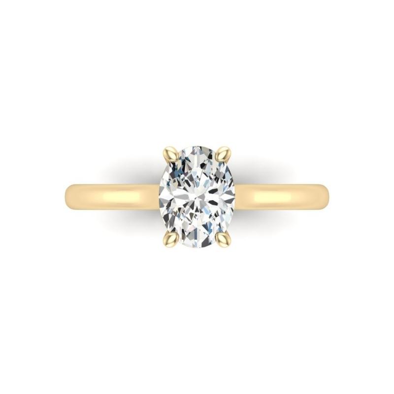 Timeless Oval Engagement Ring - Image 3