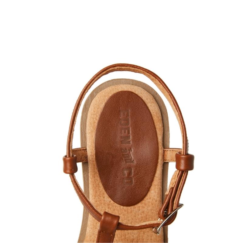 Ladies Toe Post Leather Sandals - Image 10