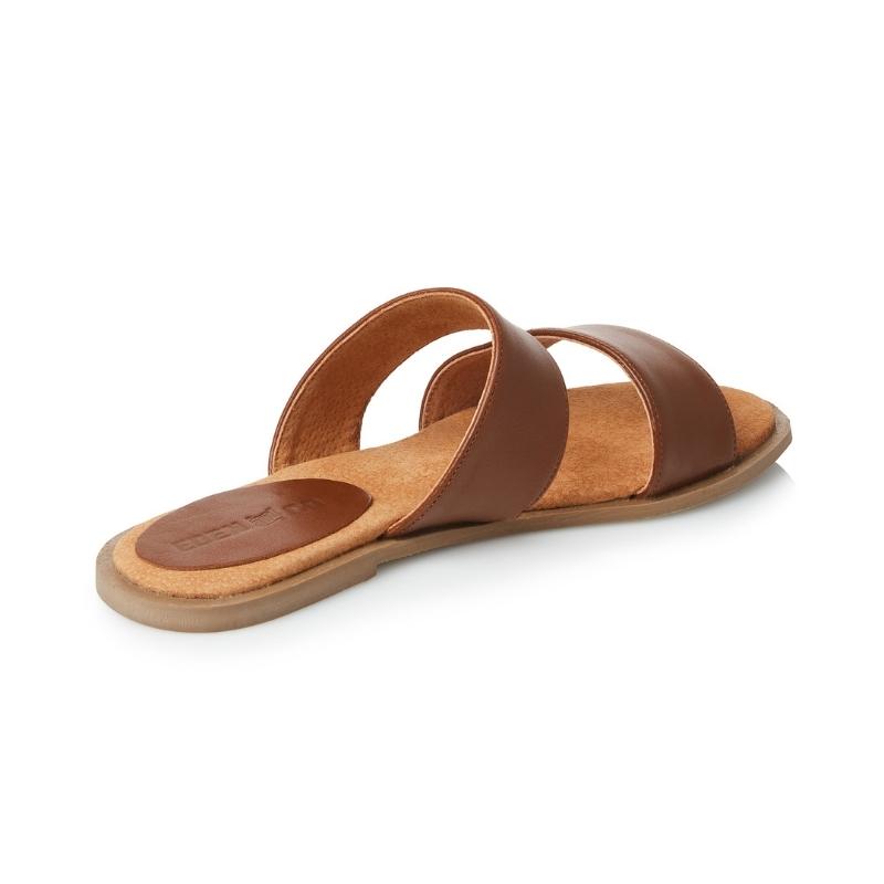 Ladies Broad Strap Leather Sandals - Image 7