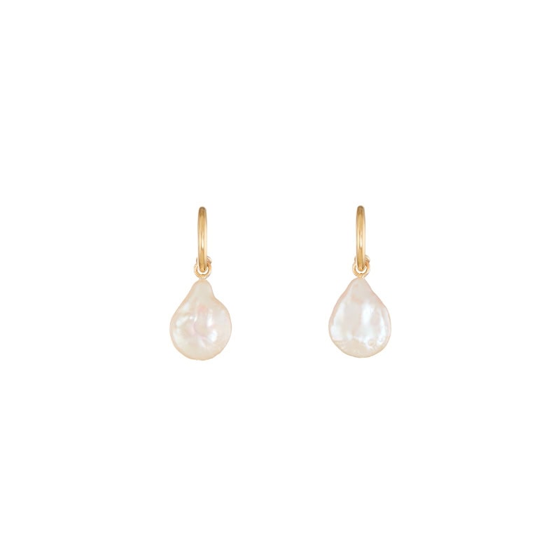 Exquisite Pearl Hoops - Image 7
