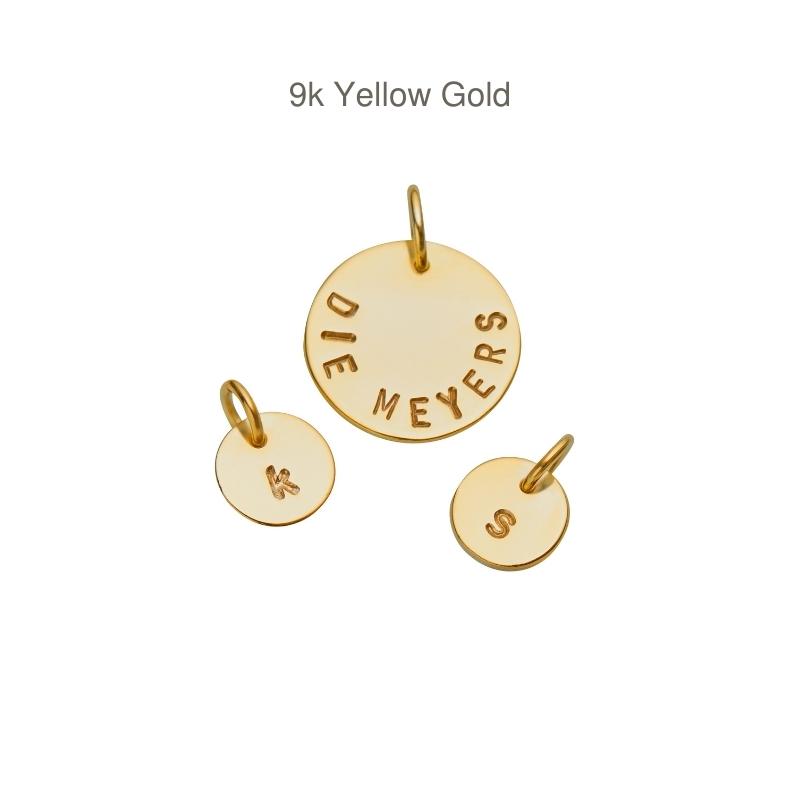 Personalised Family Necklace -9k Gold or Rose Gold - Image 5