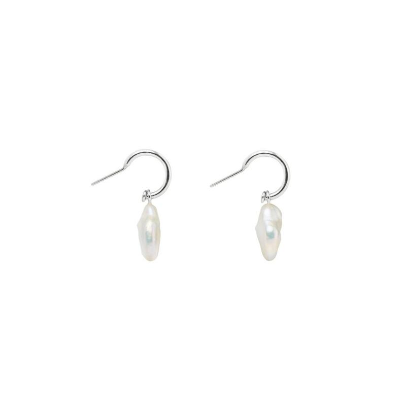 Exquisite Pearl Hoops - Image 4