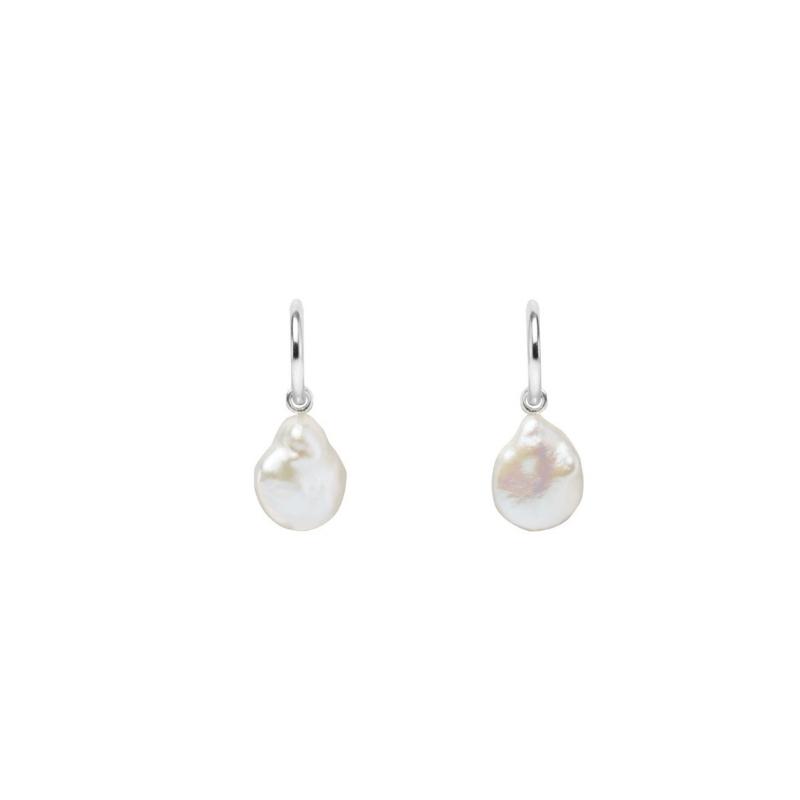 Exquisite Pearl Hoops - Image 5