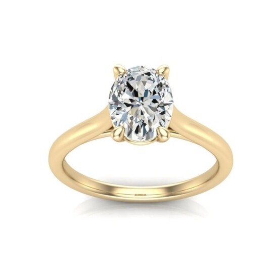 Timeless Oval Engagement Ring
