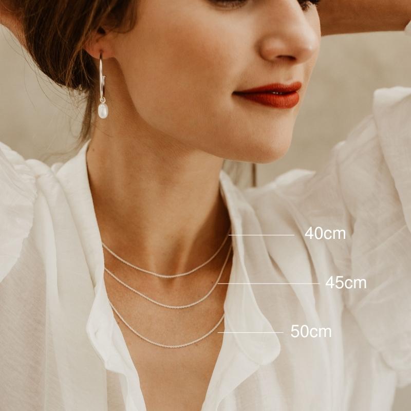 Delicate Solitaire Necklace - Image 3