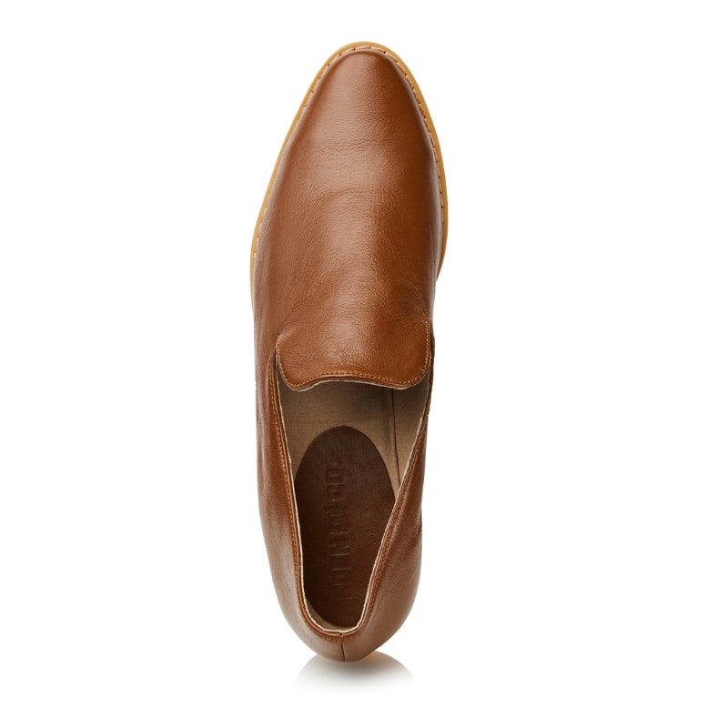 French Leather Loafers - Tan - Image 8