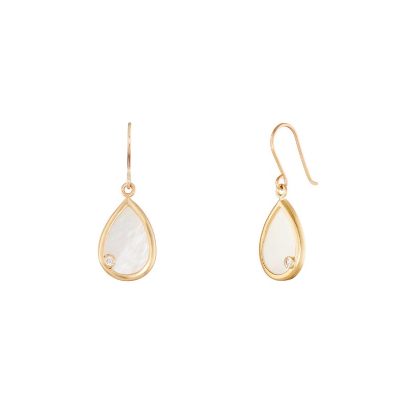 Mother-of-Pearl Drop Earrings - Image 5