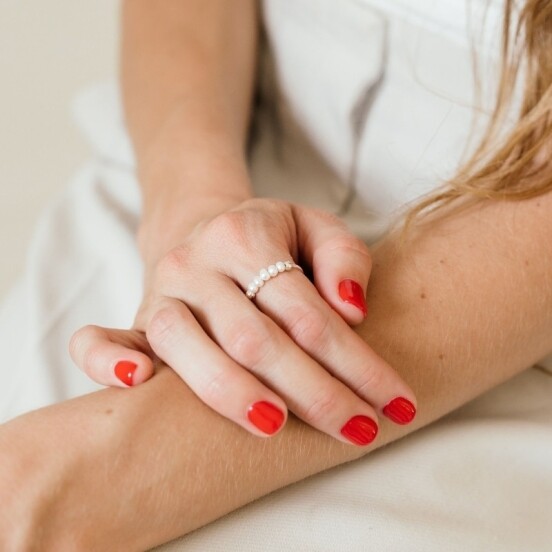 Petite Pearl Ring