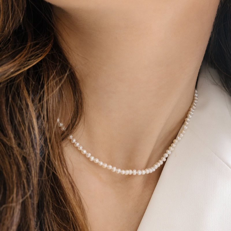 Seed Pearl Necklace - Image 3