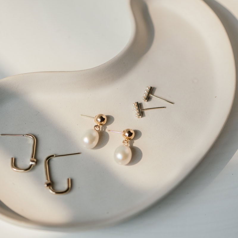 Anchor Hoop Earrings - Image 4