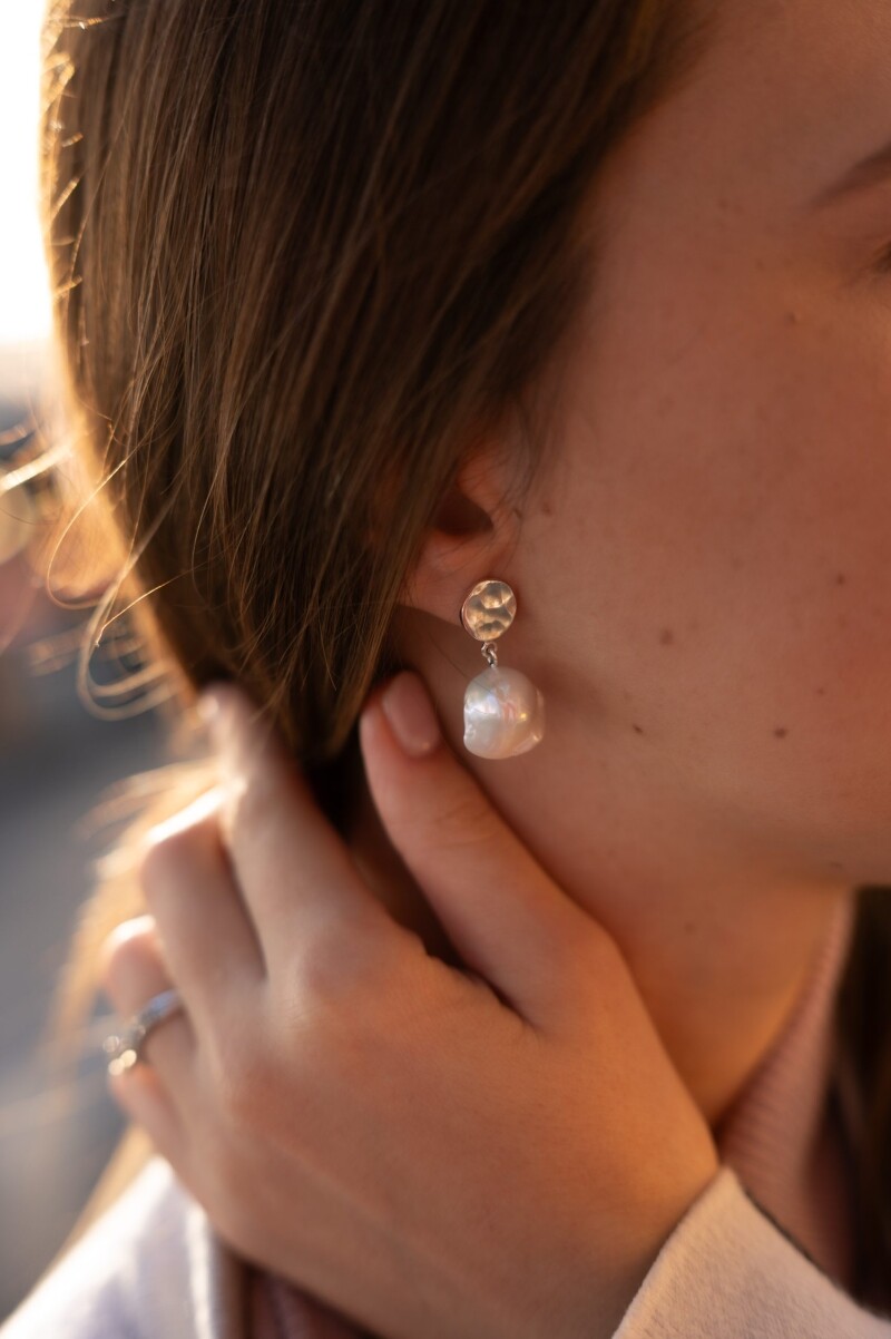 Baroque Pearl Drop Earrings