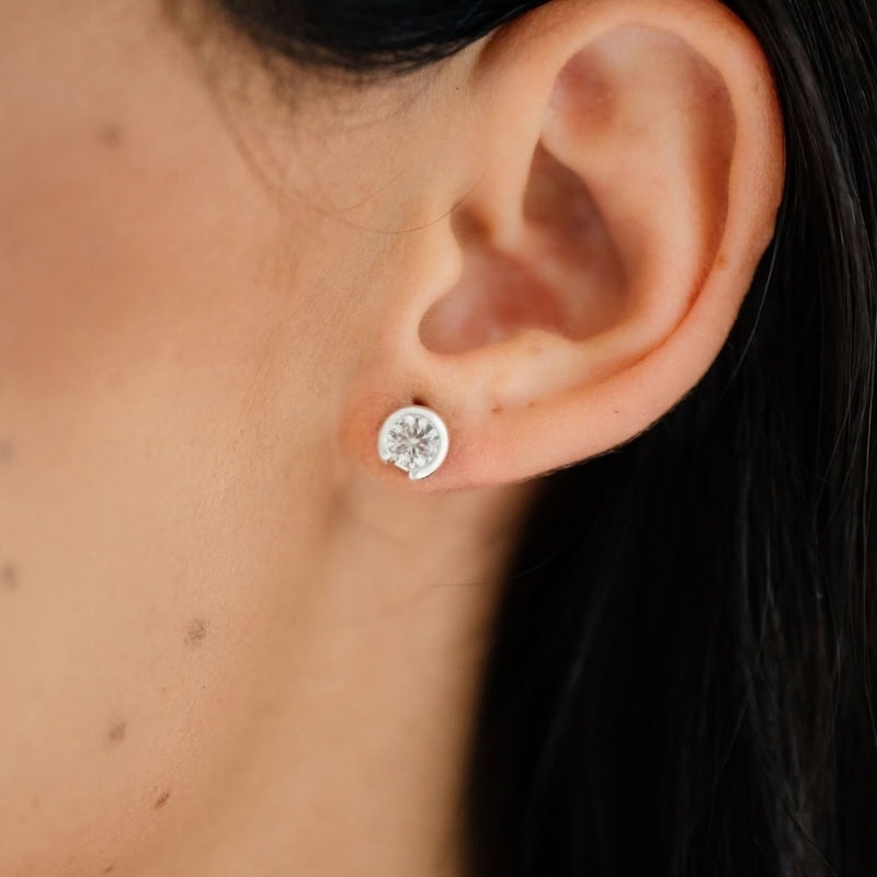 Leap Of Faith Stud Earrings
